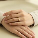 14 karaat bicolor ring met briljant