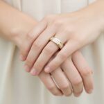 18 karaat bicolor ring met diamanten