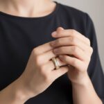 18 karaat bicolor ring met diamanten