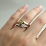 Christian bicolor ring met zirkonia