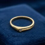 14 karaat bicolor ring met briljant