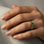 Gouden ring met smaragd