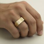 Tricolor diamanten ring