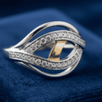 Bicolor gouden ring met briljanten