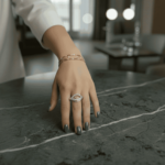 Bicolor gouden ring met briljanten