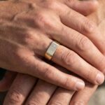 Tricolor diamanten ring