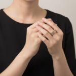 Christian gouden tricolor ring