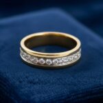 18 karaat bicolor ring met diamanten