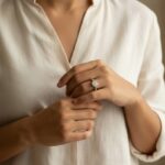 Atelier Christian geel gouden ring met briljanten