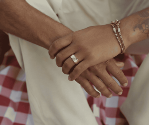 Gouden fantasie ring