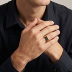 Gouden Christian zegelring met onyx