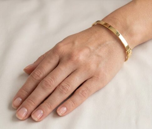 Gouden Christian slavenarmband