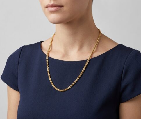 Gouden tors collier