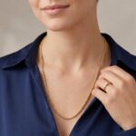 Gouden tors collier