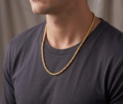Christian gouden koningsketting