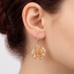 14 karaat rosé gouden oorbellen