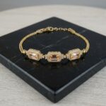 Christian synthetische citrien armband