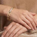 Christian geel en wit gouden armband