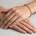 14 karaat Christian jasseron armband