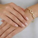 Christian synthetische citrien armband