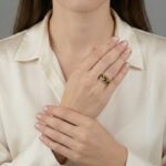 Christian gouden ring met granaat