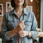 Christian gouden ring met 2 diamanten