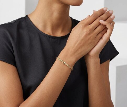 Christian geel gouden koningsarmband