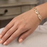 Christian synthetische citrien armband