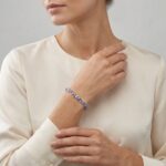 Christian tanzaniet armband