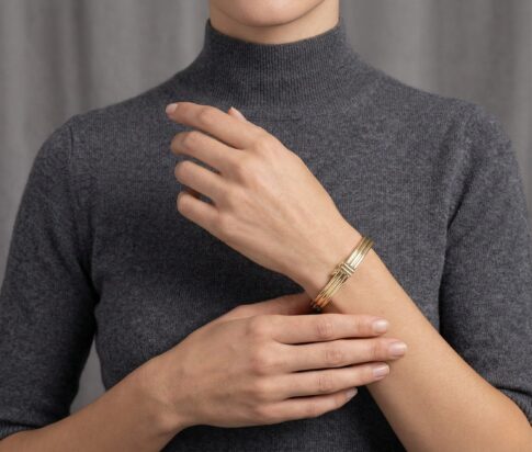 Goud Christian armband