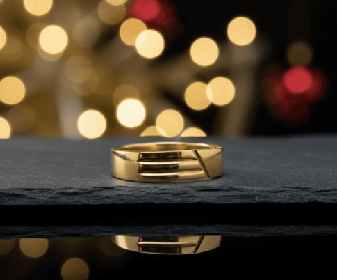 Christian geel gouden cachet ring