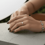 Christian gouden ring solitair met zirkonia