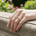 Tricolor gouden cachet ring