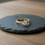Christian 14 karaat gouden ring met zirkonia