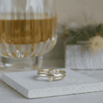 Christian bicolor ring met diamanten