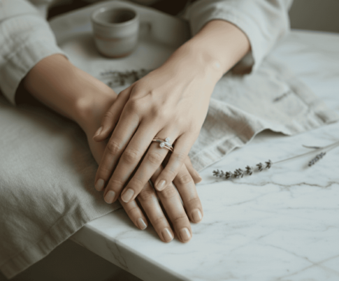 Christian bicolor ring met diamanten