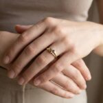 Christian gouden ring met saffier