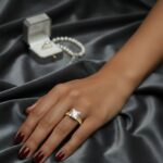 14 karaats gouden bicolor zirkonia ring