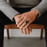 Gouden heliotroop zegelring