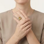 Zilveren ring met citrien