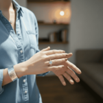 Geel gouden entourage ring met zirconia