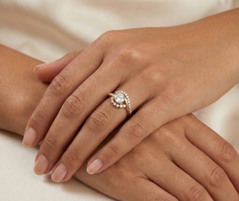 Christian geel gouden zirkonia ring