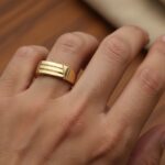 Christian geel gouden cachet ring