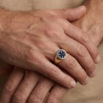 Gouden zegelring met jaspis