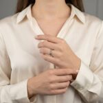 Christian ring met saffier en zirkonia