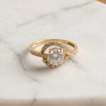 Christian geel gouden zirkonia ring
