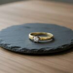 14 karaat bicolor zirkonia ring