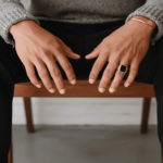 Christian geel gouden onyx ring