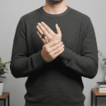 Gouden Christian lagensteen cachet ring