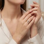 14 karaats bicolor gouden ring met zirkonia